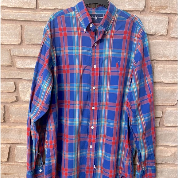 Ralph Lauren Men's Plaid Button-down Shirt - Picture 1 of 10